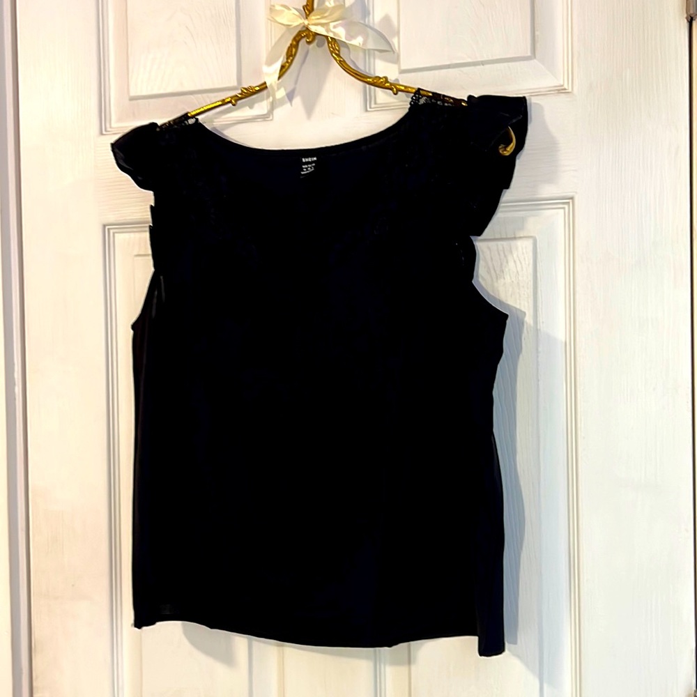 Shein ruffle sleeve blouse, size medium